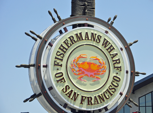 Fishermans Wharf sign