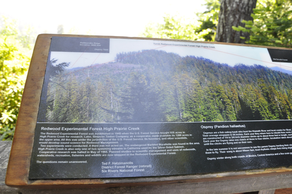 sign about Prairie Creek