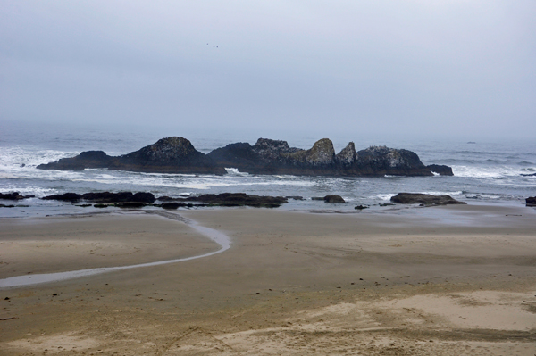 beach and the waters