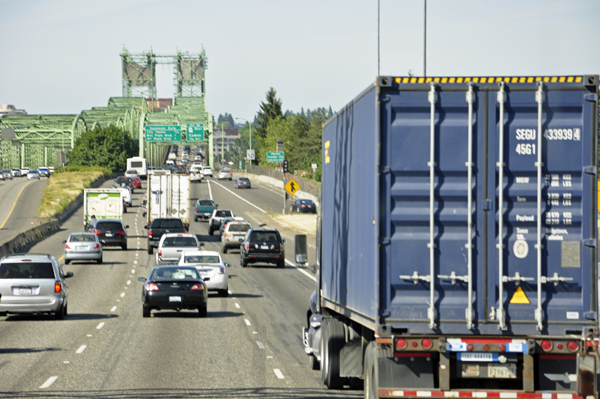 approaching the border of Washington state