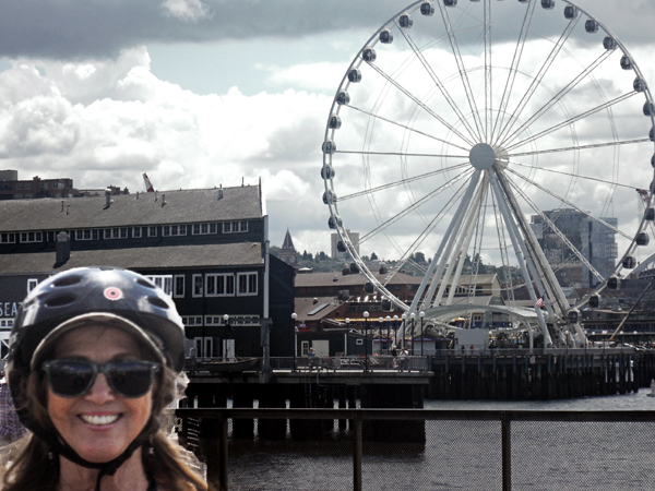 Karen Duquete and the big ferris wheel