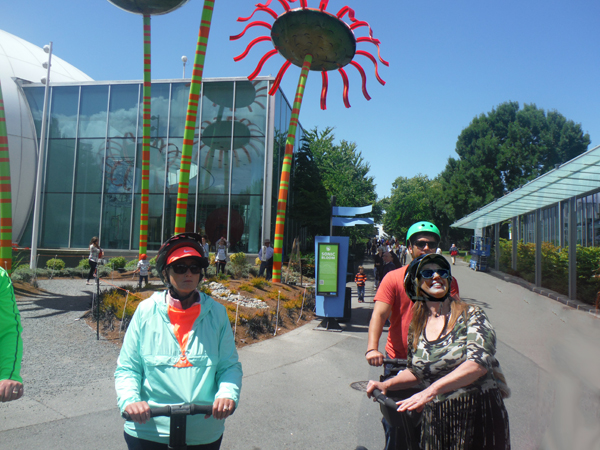 Karen and Geoff in the Seattle Center