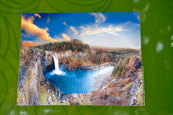 mural of Snoqualmie Falls