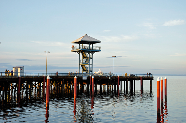 the pier and tower