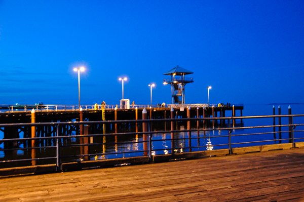 pier photo with a filter