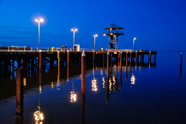 pier photo with a filter