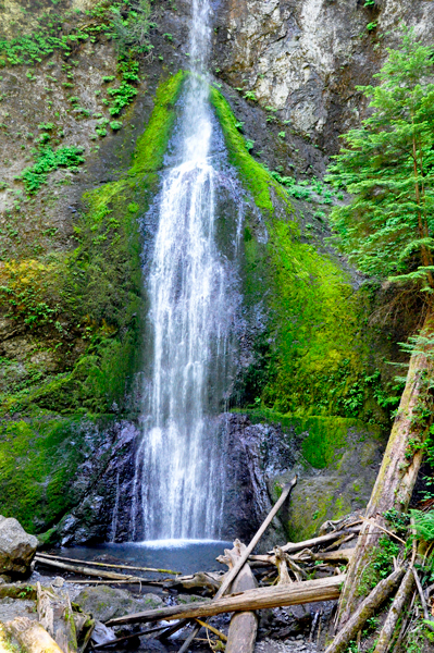 Marymere Falls - 90-feet tall