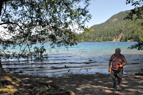 Lee Duquette at Lake Crescent