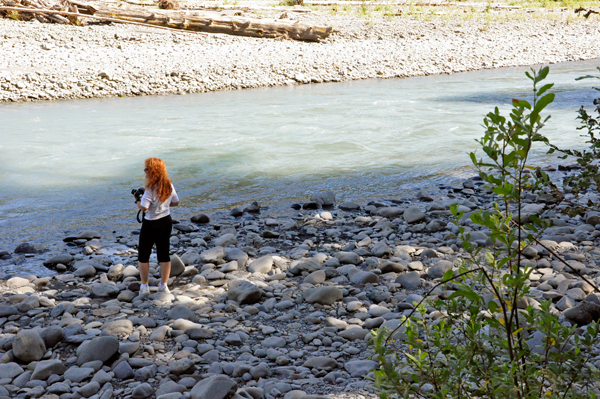 Ilse by the Hoh River