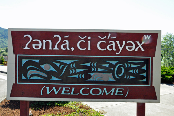 Welcome sign