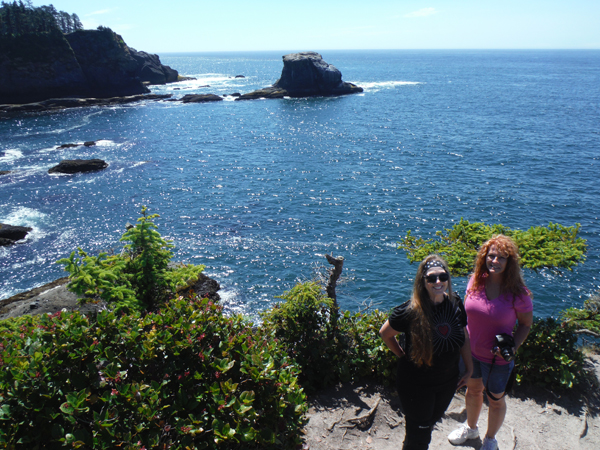 sisters at Cape Falttery, Neah Bay