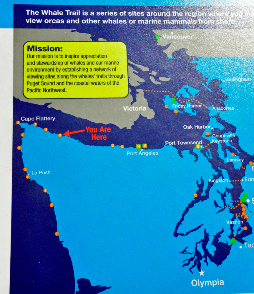 map showing location of Sekiu, Cape Flattery, Port Andgeles, Port Townsend and more