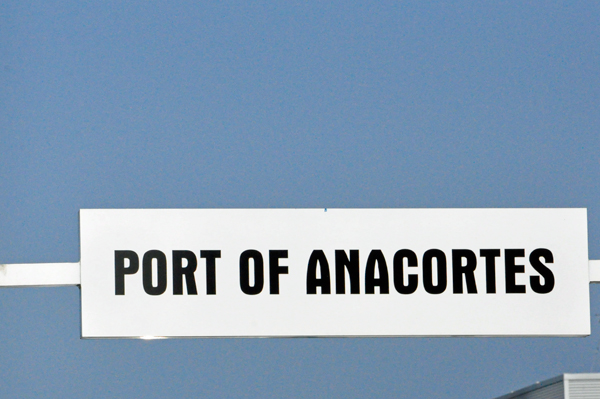 Port of Anacortes sign