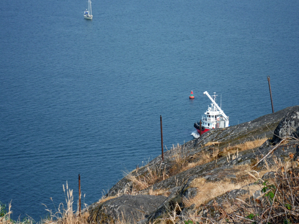 boat leaving Port Anacortes