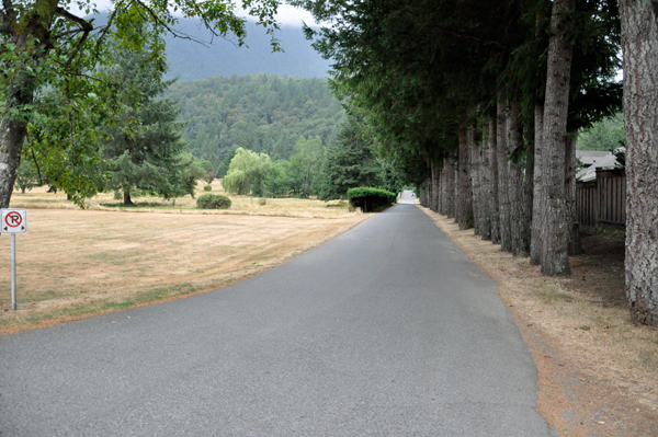 The entrance/exit at TT Cultus Lake