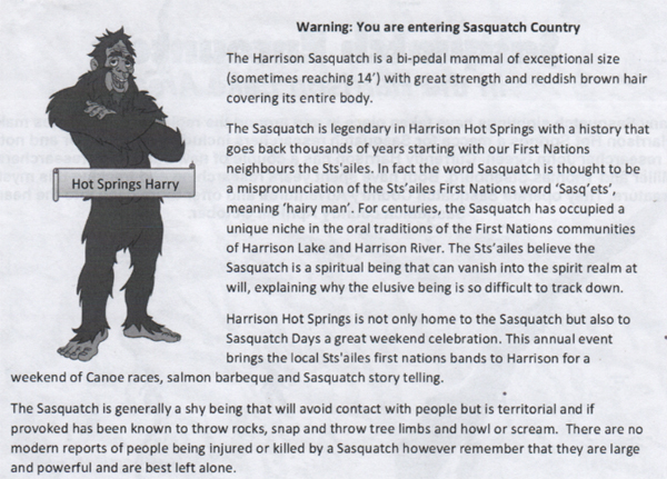 about Sasquatch Country