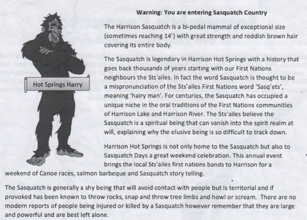 about Sasquatch Country