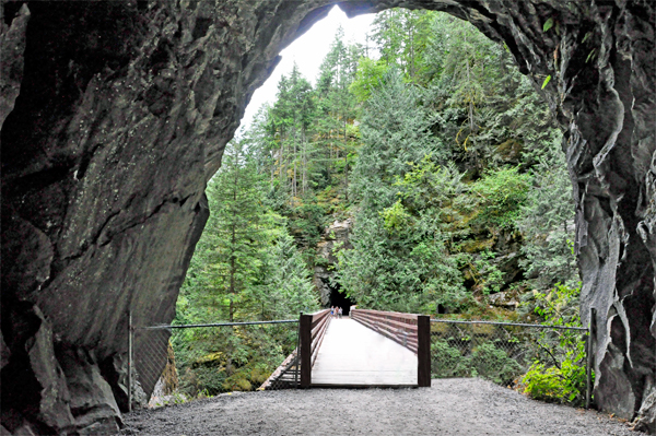 tunnel and bridge