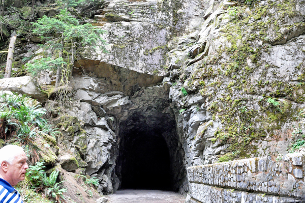 Lee Duquette and tunnel