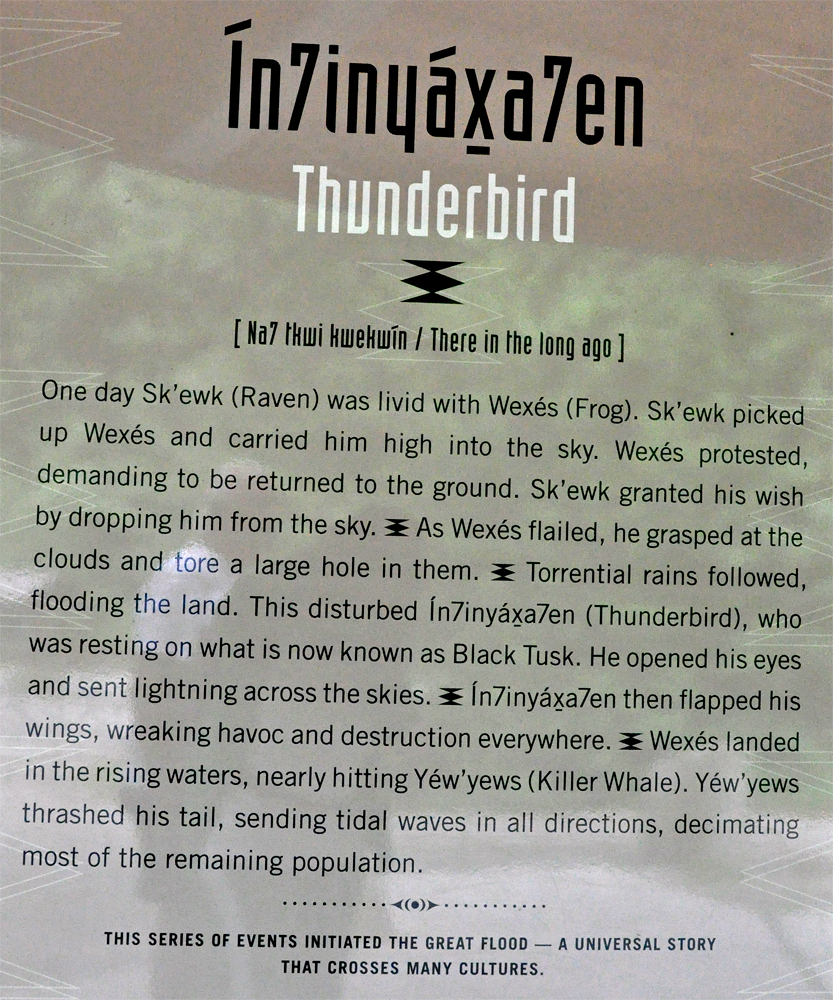 informative sign about Thunderbird