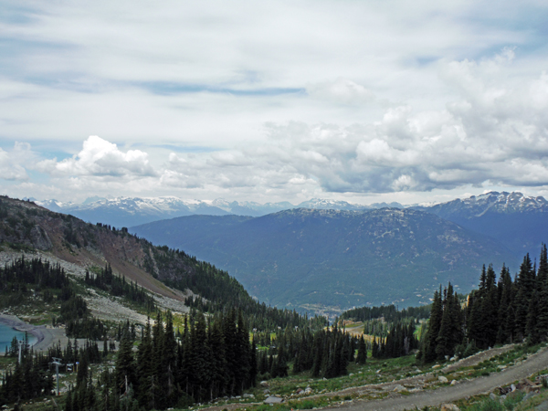 view from Blackcomb Mountain