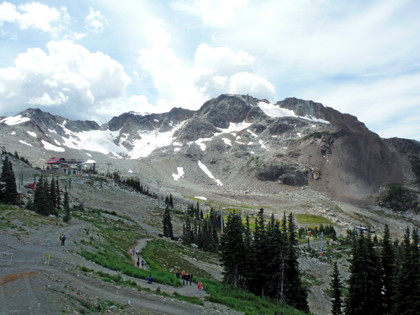 view from Blackcomb Mountain