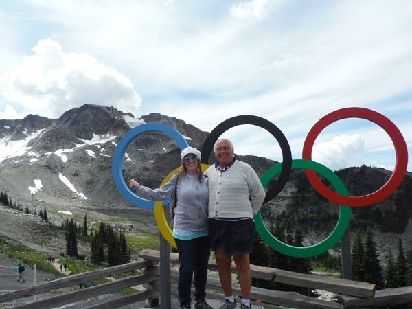 the two RV Gypsies and the olympic rings