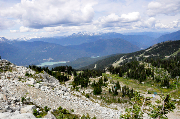 view from Blackcomb Mountain