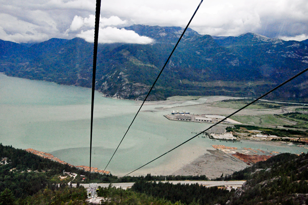 view from the gondola