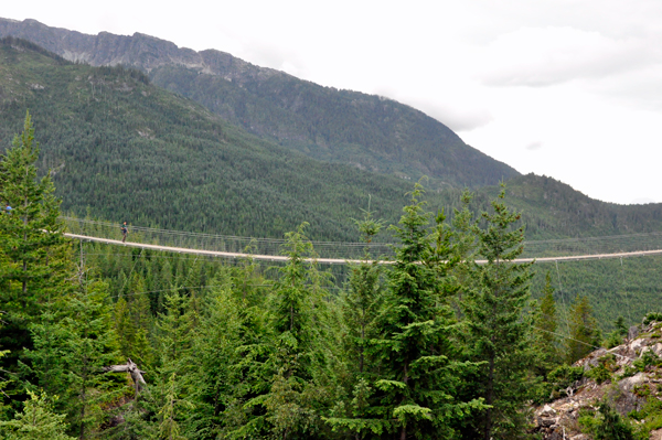 Suspension bridge at Sea to Sky Gondola