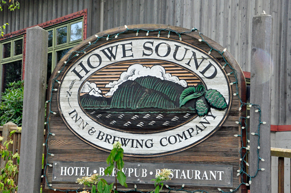 Howe Sound Brewig Company sign