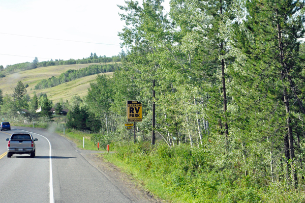 Big Country Campground entrance