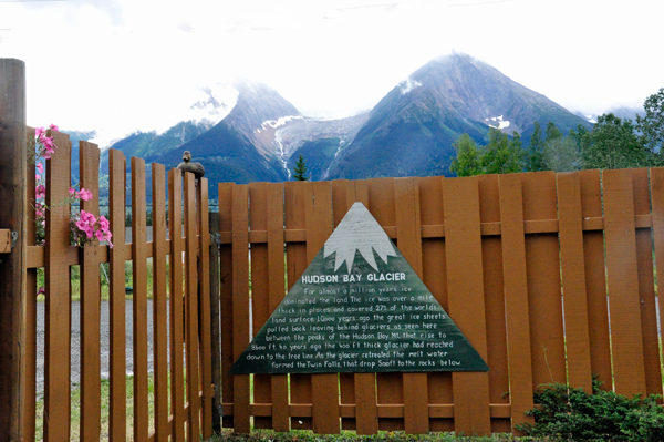 view from the side of the office at Glacier View RV Park