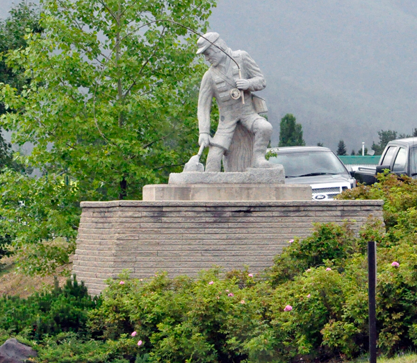Fisherman statue