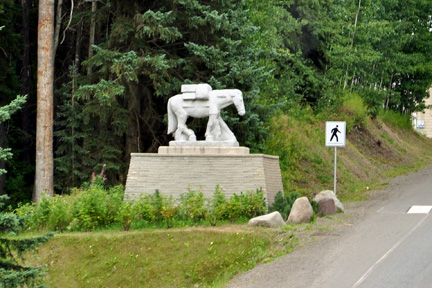 Pack Horse statue