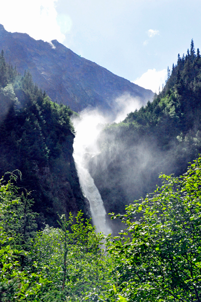 the bigger waterfall