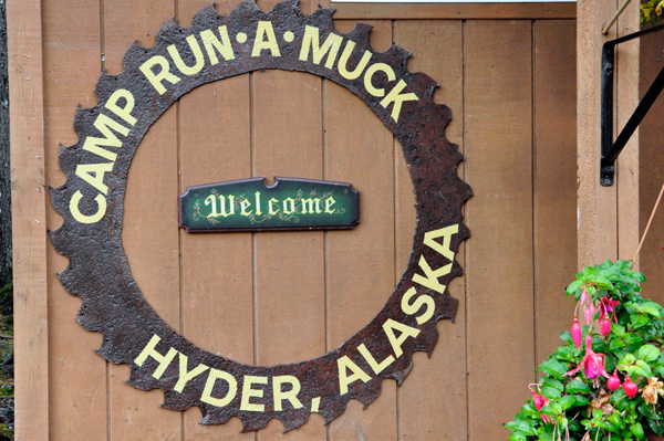 Camp Run-A-Muck sign