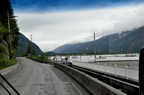 Scenery Travel leaving Hyder Alaska