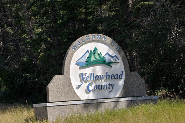 sign: Welcome to Yellowhead County