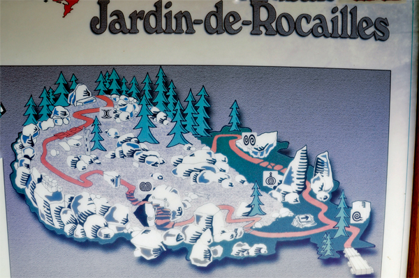 rock garden trail map
