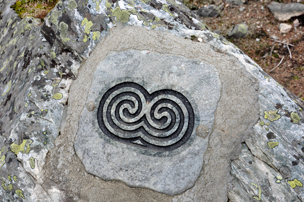 Another symbol in a rock