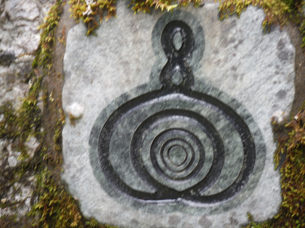 a symbol on the rock