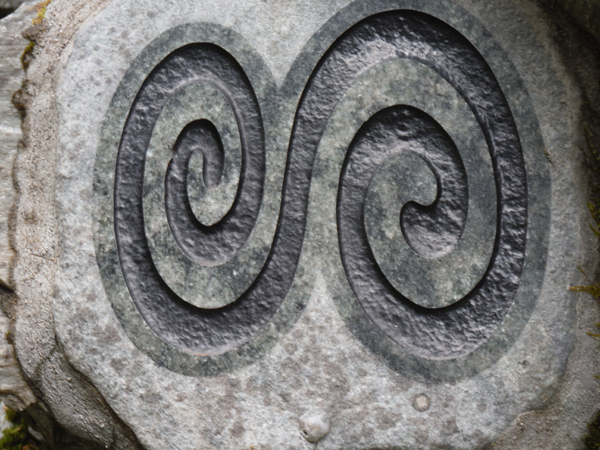symbol on the rock