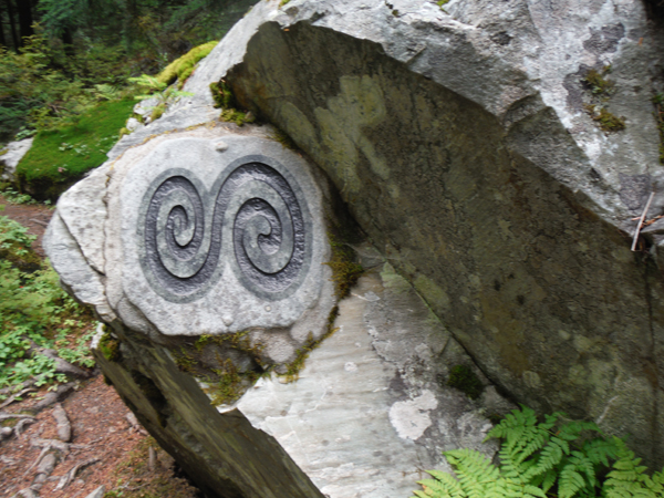 symbol on the rock