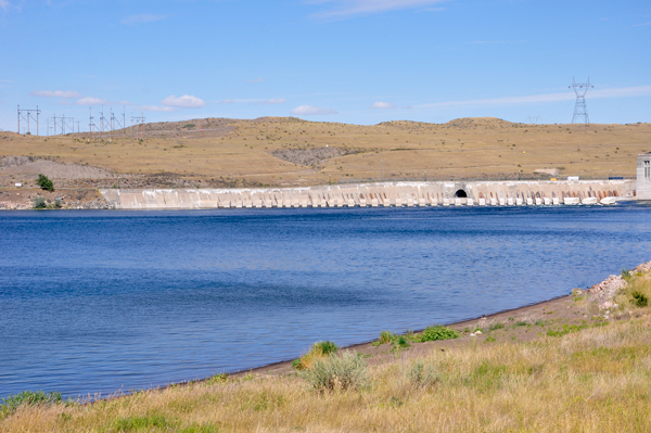 tunels at Fort Peck Dam