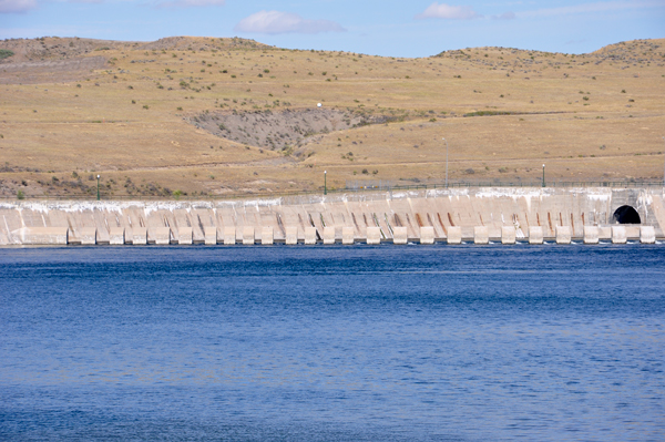 tunels at Fort Peck Dam