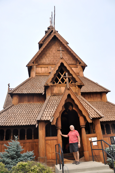 Lee Duquette at The Gol Stave Church Museum
