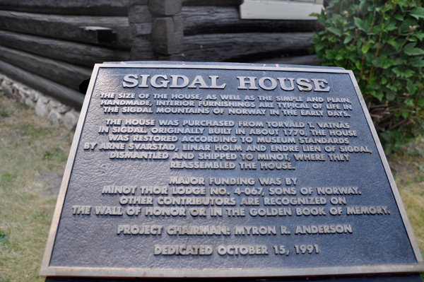 sign: Sigdal House