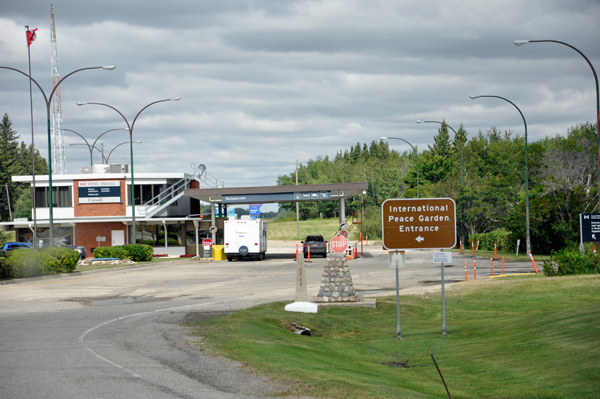 the Canadian border