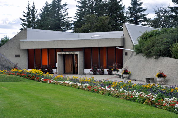 view of the Peace Chapel